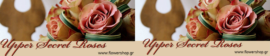 (21) Τριαντάφυλλα 50εκ. " upper secret" Ανθοδέσμη. (Ξεχωριστά ! Δίχρωμα Λουλούδια)