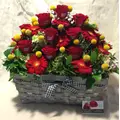 Printed roses