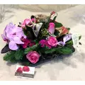 Christmas Arrangements on trays