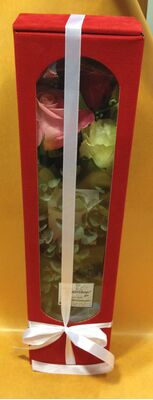 Σύνθεση λουλουδιών (3) Τριαντάφυλλα Εξτρα Εκουαδόρ σε κουτί