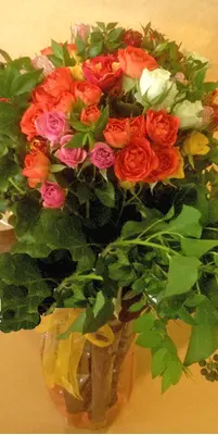 Spray roses bouquet