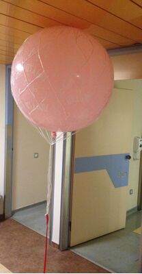 Μπαλόνι με ήλιο "ΑΕΡΟΣΤΑΤΟ" 1,00μ. Διάμετρος Έξτρα!!!