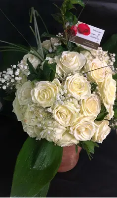 (36) white !!! roses Extra Quality Bouquet !!!