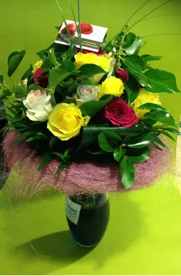 (21) mixed roses bouquet. Super week offer!!! Exclusive