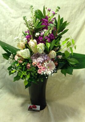 Exclusive Bouquet (Pastel Colors). New!!! Exclusive in Design Vase.