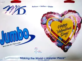 happy valentine balloon