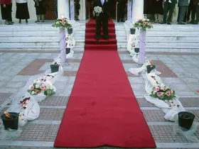 Church patio decoration