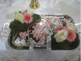 Wedding table tray
