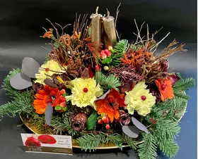 Ανθοπωλείο flowershop.gr Εορταστικές συνθέσεις Λουλούδια & Στολίδια Χριστουγέννων & Πρωτοχρονιάς.