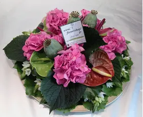 anthuriums & hydrangeas