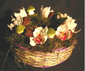 Wreath basket