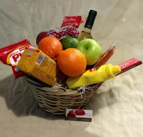 Gourmet Set ! Basket Flowers ! Basket Delicatessen ! Extra !