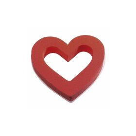 Valentine's Flower Heart. Oasis moss colored base (width 18cm). Maximum width with flowers (appr.30cm). Random Colors!!!