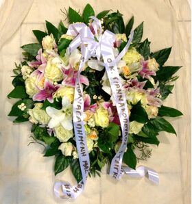 condolences wreath. (large size)