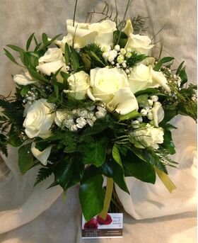 Wedding bouquet. "White Snow"