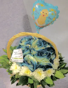blue roses