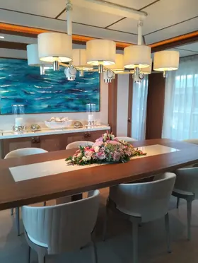 Επιτραπέζια Πολυτελής Σύνθεση Για Yachts. Μαρίνα Φλοίσβος, Ζέας, Αστήρ Βουλιαγμένης