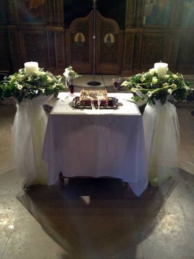 Wedding candles "Calla Wreaths"