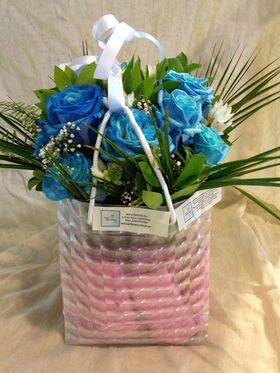 Blue Roses (10) stems  bouquet