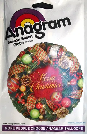 Christmas balloon "gift theme"