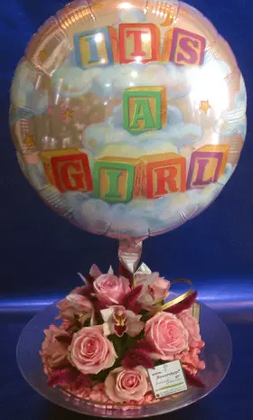 flowers in glass