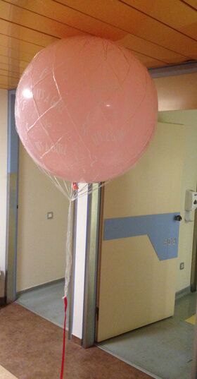 Μπαλόνι με ήλιο "ΑΕΡΟΣΤΑΤΟ" 1,00μ. Διάμετρος Έξτρα!!!