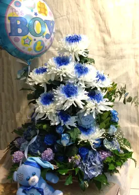 Arrangement for new born baby  boy