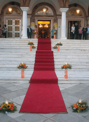 Church steps - corridor