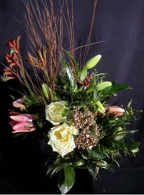 Christmas bouquet with Sallix