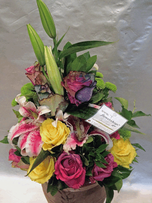 Season flowers bouquet (10) stems - Random Varieties - Random Colors!