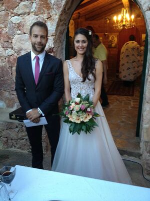 Wedding candles "Hydrangea Wreaths"