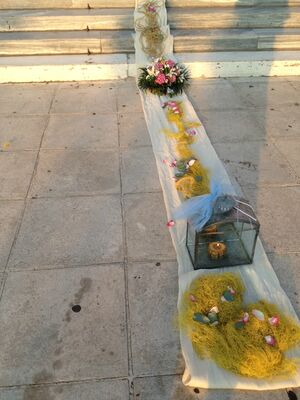 Γάμος. Στολισμός Εκκλησίας Με "Μοβ Ορτανσίες" & Λουλούδια Εποχής. Καλοκαιρινό Θέμα.