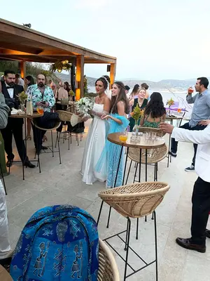 Island Athens Riviera Club.Στολισμός  Δεξίωσης. Αψίδα, Τραπεζια, Χώρος.
