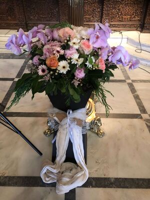 Baptismal "Girl". Summer Decoration