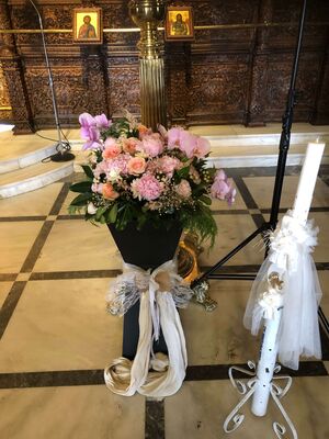 Baptismal "Girl". Summer Decoration