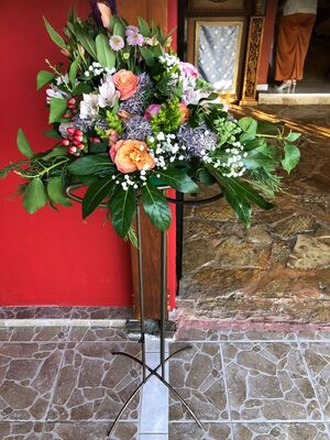 Baptismal "Girl". Summer Decoration