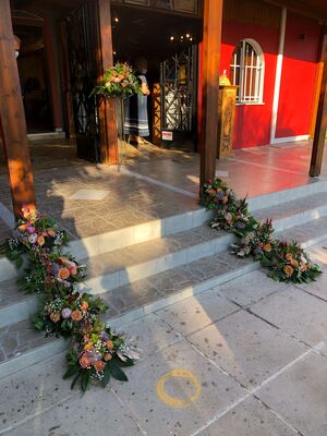 Baptismal "Girl". Summer Decoration