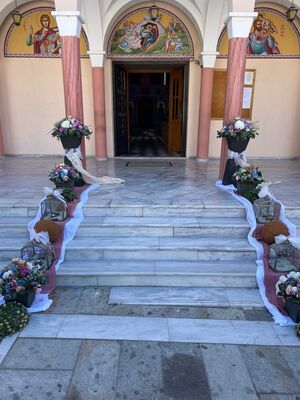 Baptismal "Girl". Summer Decoration