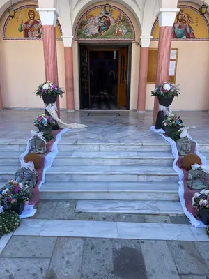Βάπτιση Κοριτσιού. Διακόσμηση εκκλησίας. Καλοκαιρινό Ύφος!!