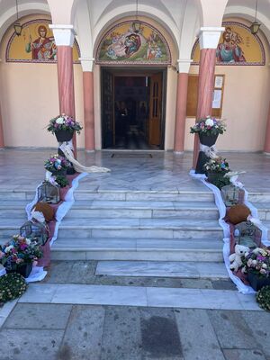 Baptismal "Girl". Summer Decoration