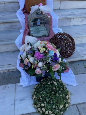 Baptismal "Girl". Summer Decoration