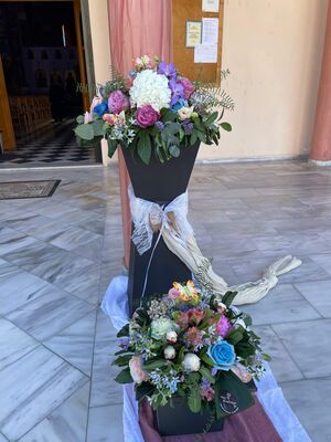 Baptismal "Girl". Summer Decoration