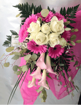 Bridal bouquet  pink romance !!!