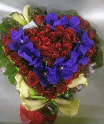 Heart of flowers
