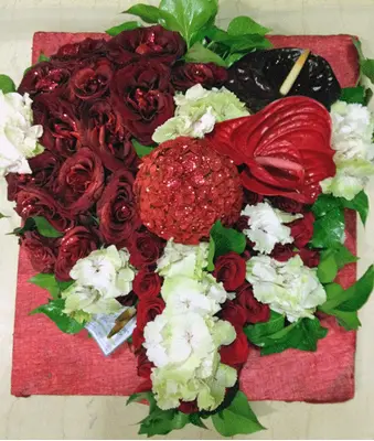 Heart of flowers