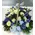 Spring blue & white flowers basket !!!