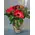 Pebbles "Oasis Moss" in glass vase with season summer flowers