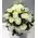white roses bouquet