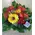 Summer tray with season flowers