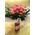 Τριαντάφυλλα Ροζ (30τεμ.) Μπουκέτο σε βάζο με διακοσμητική άμμο !!!
